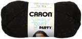 Caron H97PAR7 Simply Soft Party Yarn Black Sparkle