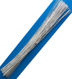 28 Gauge White Cotton Covered Floral Wire 100 feet (100 Wires) per Bundle (30.5m) in 12 inch (30.5cm) Lengths