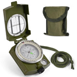 Compass, Hiking Compass for Survival with Lensatic - Water-Resistant Durable and Pocket-Sized
