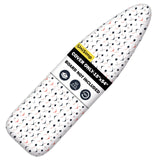 UniSimp Ironing Board Cover and Pad 15x54 Extra Thick Natural Cotton, Scorch and Stain Resistant Padding, Standard Size Iron Boa