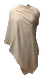 Swi With Label WomenS Wool Stole (Vpl1 Beige Free Size)
