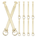HOLIDYOYO 10 Sets Folding Hand Fan Axle Rivet Nail and Nut Repair Kit Handheld Fans Solid Shaft Replacement Fastener for DIY Han