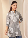 Libas Women'S Viscose Rayon Floral Straight Tunics (98232_Grey_Xxl)