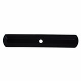 GlideRite Hardware 1079MB10 6 inch Long Narrow Rounded Rectangle Cabinet Back Plate 10 Pack, Matte Black Finish