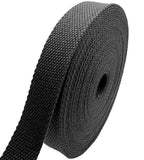 1 Inch Webbing Strap - Heavy Duty Polyester Cotton-Like Tape, 5.5-6 Yards, Eco-Friendly Dye, Washable & Durable for DIY, Sewing,
