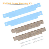 12001541 Dryer Drum Roller Kit, 306508 Drum Bearing Kit, WP6-3700340 Dryer Idler Pulley & WP33002535 Drum Belt, Replacement for