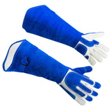 Sporting Style Animal Handling Gloves Bite Proof Reinforced Leather for Dog Training,Cat Scratch,Multipurpose Pet Glove, Groomin