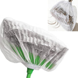 100 Pcs Disposable Elastic Broom Covers, MultiPurpose Broom Sleeves for Hair and Dust Capture, Ideal for Home Floor Cleaning, P
