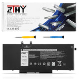 ZTHY 68Wh 3HWPP Battery Replacement for Dell Latitude 5401 5410 5411 5501 5510 5511 Precision 3541 3550 3551 Inspiron 7706 2-in-
