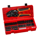 PEBA Crimping Tool Kit - Ratcheting 32-20AWG Crimper + 14 Types JST-SM 2.5mm Connectors Kit | Precision Crimper Compatible with 