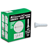 TOGGLER Alligator AF5 Flanged Anchor, Polypropylene, Made in US, for #4 to #9 Fastener Sizes (Pack of 200)
