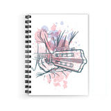 Plan To Gift Playing Guitar Music Spiral Wiro Unruled Blank Pages Notebook Diary Journal Drawing Book SizeA5(6X9 Inches) (Playi