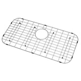 LQS Kitchen Sink Grid, Sink Protector 27 9/16 x 13 9/16 with Rear Drain Hole for Single Bowl, Stainless Steel Sink Grid, Sink Pr