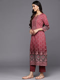 Libas Women'S Poly Crepe Kurta Sets (34215_Maroon