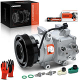 A-Premium Air Conditioner A/C Compressor with Clutch Compatible with Ford Fiesta 1.6L 2011-2013