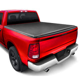 MaxMate Soft Quad-fold Truck Bed Tonneau Cover Compatible with 2009-2018 Dodge Ram 1500; 2019-2024 Classic | 5'7 (67) Bed | TCD4