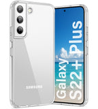 Vakoo Case for Samsung Galaxy S22+ Plus 5G | Clear Anti-Yellowing, Hard Back, Military-Grade Drop Protection, Supports Wireless 