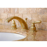 Kingston Brass Kb967 Magellan Widespread Bathroom Faucet, 8-Inch Adjustable Center, Brushed Nickel/Polished Chrome