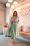 Anni Designer Women'S Rayon Viscose Solid Straight Kurta With Pant & Dupatta (Paradise Pista-Vks01_Xl_Pista_X-Large),Green,XL,,,