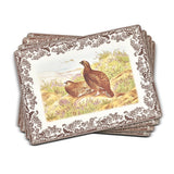 Pimpernel Woodland Placemats - Set of 4 Cork-Backed Table Mats with Nature-Inspired Designs, Heat-Resistant, Easy to Clean, Idea