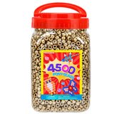 Praisebank Pony Beads, 4500pcs 6x9mm, Wholesale Beads, Bracelets Jewelry Making, Arts & Crafts(Golden)