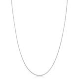 925 Sterling Silver Round Wheat Chain Necklace (1.1 mm, 20 inch)