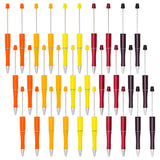 jiebor 30Pcs Fall Beadable Pens Plastic Bead Ballpoint DIY Cute Cool Pens Black Ink for Thanksgiving Day Students Teacher Women 