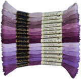 Embroidery Floss - Cross Stitch Threads - Friendship Bracelets Floss - Crafts Floss - 14 Skeins Per Pack Embroidery Floss, Dark 