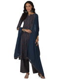 Libas Women'S Pure Cotton Kurta Set (36749O_Blue