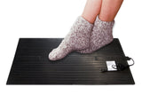 Cozy Products Electric Foot Warmer, Large and Portable Heated Rubber Mat, Personal Space Heater for Home, Office, Garage, and Ca