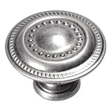 Hickory Hardware P8196ST 11/4Inch Manor House Cabinet Knob, Silver Stone