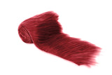 FabricLA Burgundy Shaggy Plush Faux Fur Strips - Craft Fur for Gnomes, Cosplay, and DIY Projects | 4 X 60
