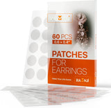 RAMNJI Earring Backs Ear Lobe Support Patch Pack of 60/6 Sheet for Heavy Earrings Ear Lobe Invisible Support Patches for Women