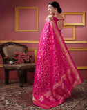 Sugathari Womens Banarasi Saree Pure Kanjivaram Silk Saree Soft New Ladies 2023 Design Wear Pattu Sarees Latest Party Sari Collections With Blouse Piece For Wedding Sadi (San Pari-182 Rani)