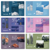 DEARART Magnetic Bookmarks Assorted Book Markers, Beautiful Nature Page Markers Label Durable Magnetic Clip, Best Gifts for Wome