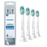 Philips Sonicare Optimal Plaque Control replacement toothbrush heads, HX9024/65, BrushSync technology, White 4pk