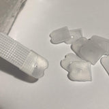 144 pcs Silicone End Caps for Rigilene Polyester Boning CLEAR (6mm)