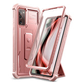 Dexnor for Samsung Galaxy Note 20 5G Case, [Built in Screen Protector and Kickstand] Heavy Duty Military Grade Protection Shockp