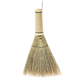 Kichvoe Small Corn Whisk Broom Handheld Mini Sweeping Broom with Short Handle for Bed Sofa Carpet Cleaning Household Use 12.59X5