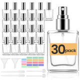 30 Pack 15 ML Glass Perfume Bottles Clear Portable Perfume Spray Bottle Empty Perfume Container Travel Refillable Mini Fine Mist