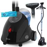 SALAV GS18-DJ Standing Garment Steamer with Smart Auto-Off, Wheels for Easy Movement, 1.8L Water Tank for 1hr Continuous Steamin