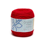 Crystal [100grs] - Monarca - Fine Mexican Crochet Thread Yarn for Clothing and Crafts - Color 078- Lipstick Red 890