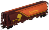 Bachmann Trains Canadian 4 Bay Cylindrical Grain Hopper Saskatchewan Wheat Herald HO Scale