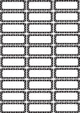 Ashley Productions Black Dots Magnetic Small Nameplates