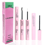 Lash Glue for Eyelash Clusters 3-in-1 Lash Remover for Lash Extensions Eyelash Glue Remover Lash Bond and Seal Waterproof DIY Ey