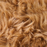 Faux Fur Fabric Craft Fur for Crafts,Gnomes,Costume,Fursuit,Decoration(10x10 inches,Camel)