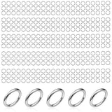2000 Pieces No Tarnish Stainless Steel Jump Rings for Jewelry Making, 4mm, 20 Gauge Thickness, Silver (4mm)