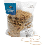 Business Source 15733 Rubber Bands,Size 16,1 lb./BG,21/2Inch x1/16Inch ,Natural Crepe