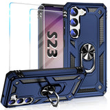 Cases for Samsung Galaxy S23 Case with Screen Protector [Military Grade Drop] Heavy Duty Silicone Rugged Shockproof Protective C