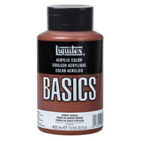 Liquitex BASICS Acrylic Paint, 13.5-oz bottle, Burnt Sienna